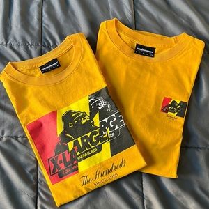 The Hundreds X-Large long and short sleeve tee set